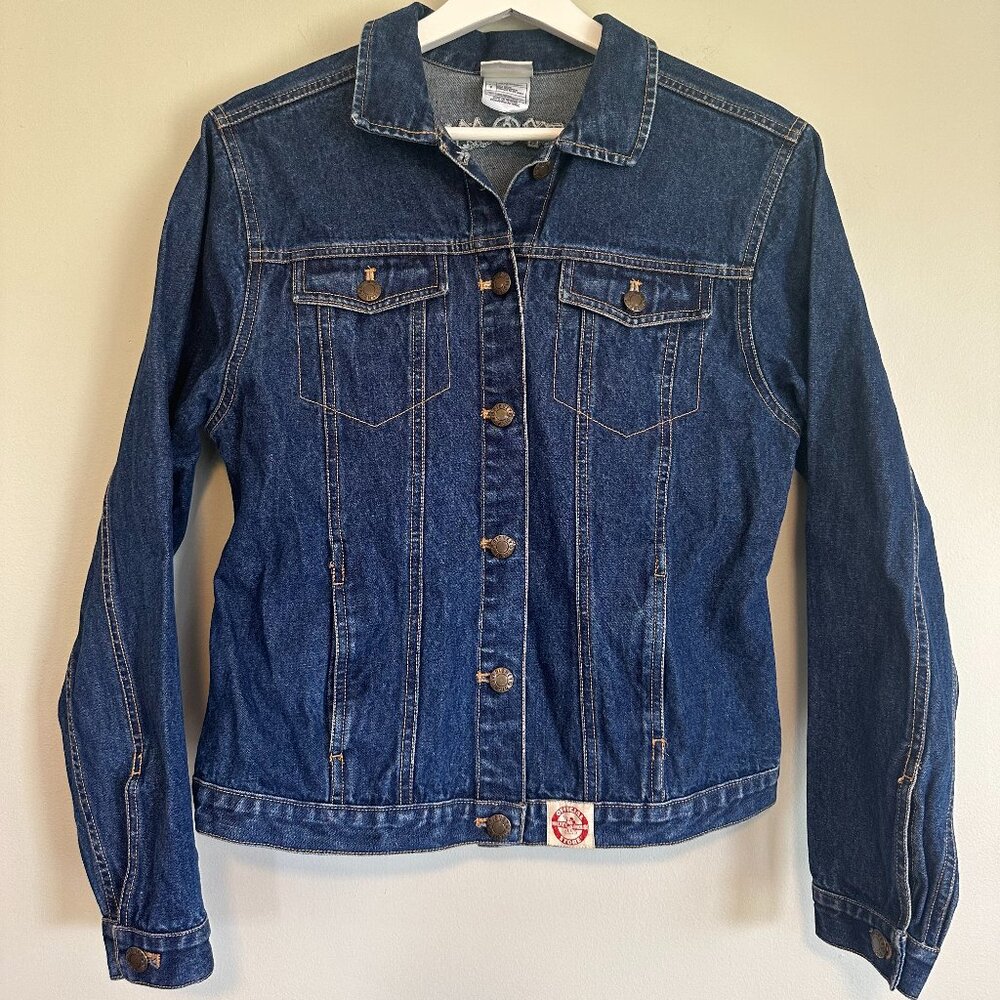 Vintage Disney Mickey and MInnie Mouse Jean Jacket